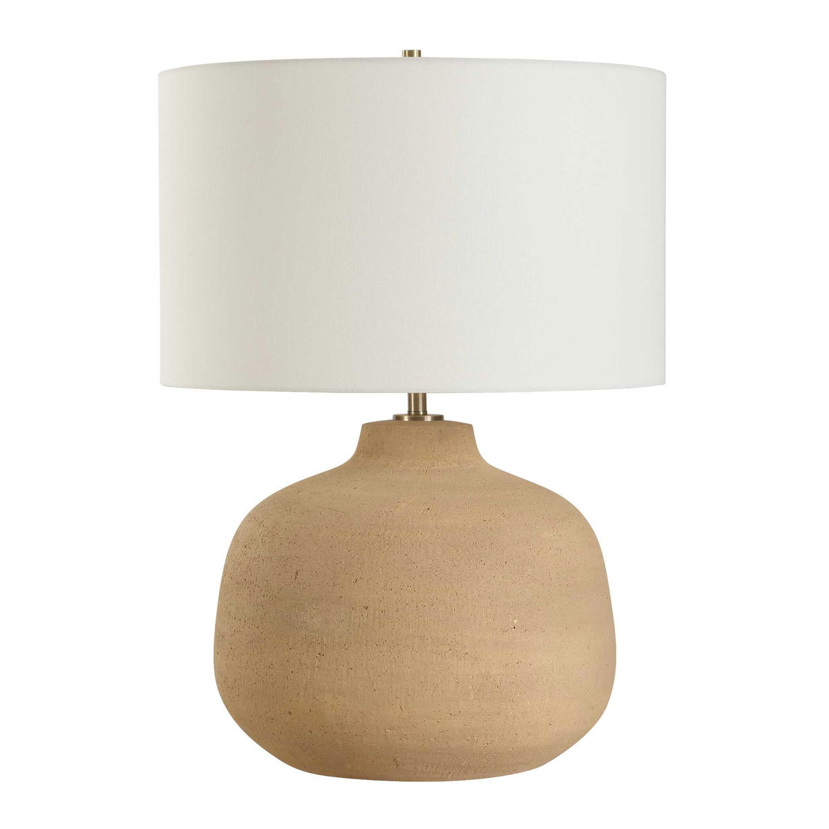 Cline Terracotta Table Lamp, by Uttermost, 20" width x 28.25" height x 20" depth View 5