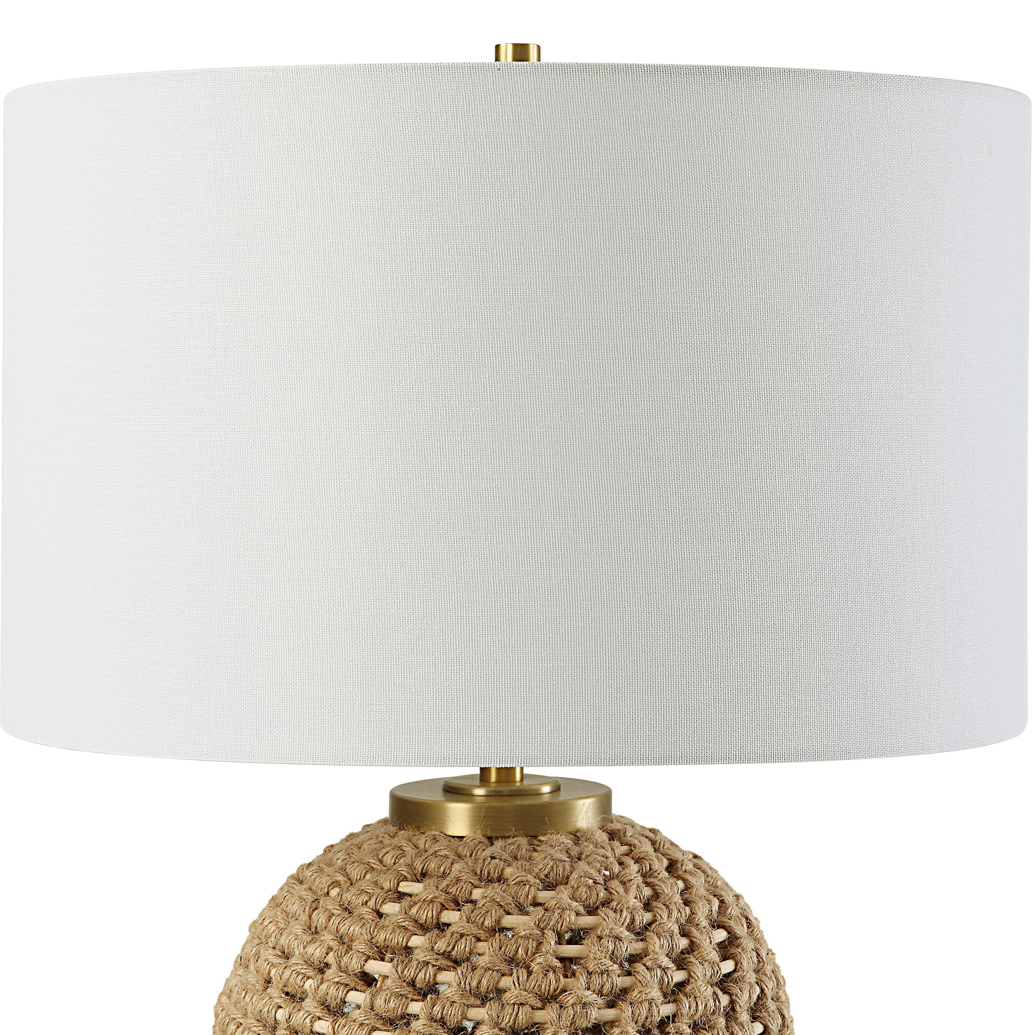 Kendari Rope & Rattan Table Lamp large image 