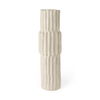 Cardon 23.0H Cream Ceramic Vase, by Mercana, 6.69" length x 6.69" width x 23.03" height thumbnail 1