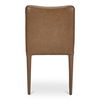 Calla Dining Chair Brown - Set Of Two, by Moe's Home, 20.5" width x 33.5" height x 23.5" depth thumbnail 7
