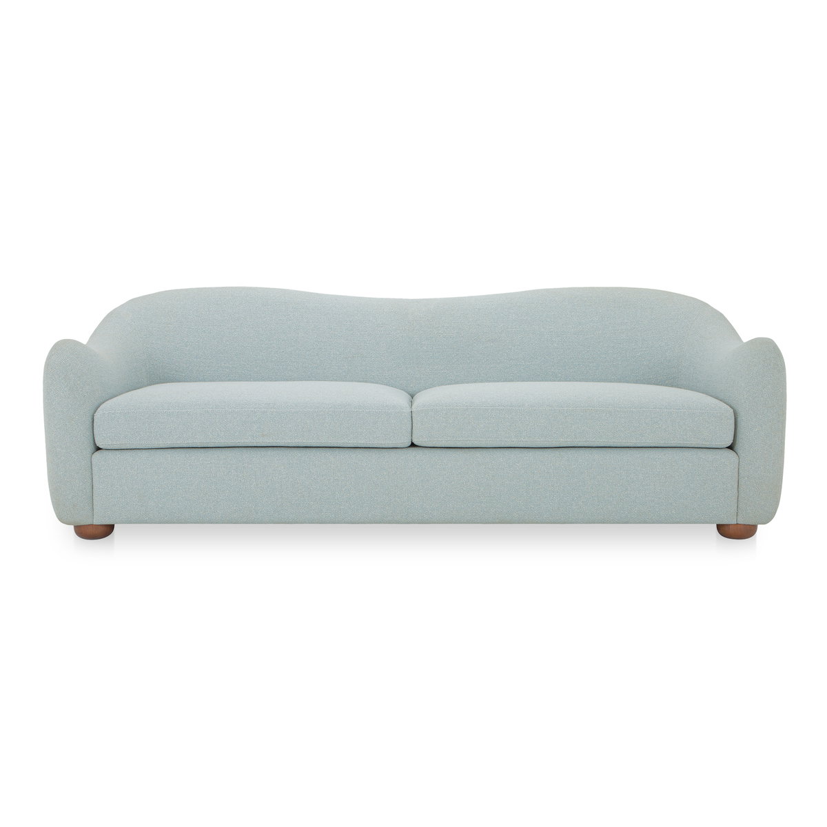 Bria Sofa Light Blue, Sofas & Sectional by Moe's Home, 89.8" width x 29.6" height x 34.7" depth View 1