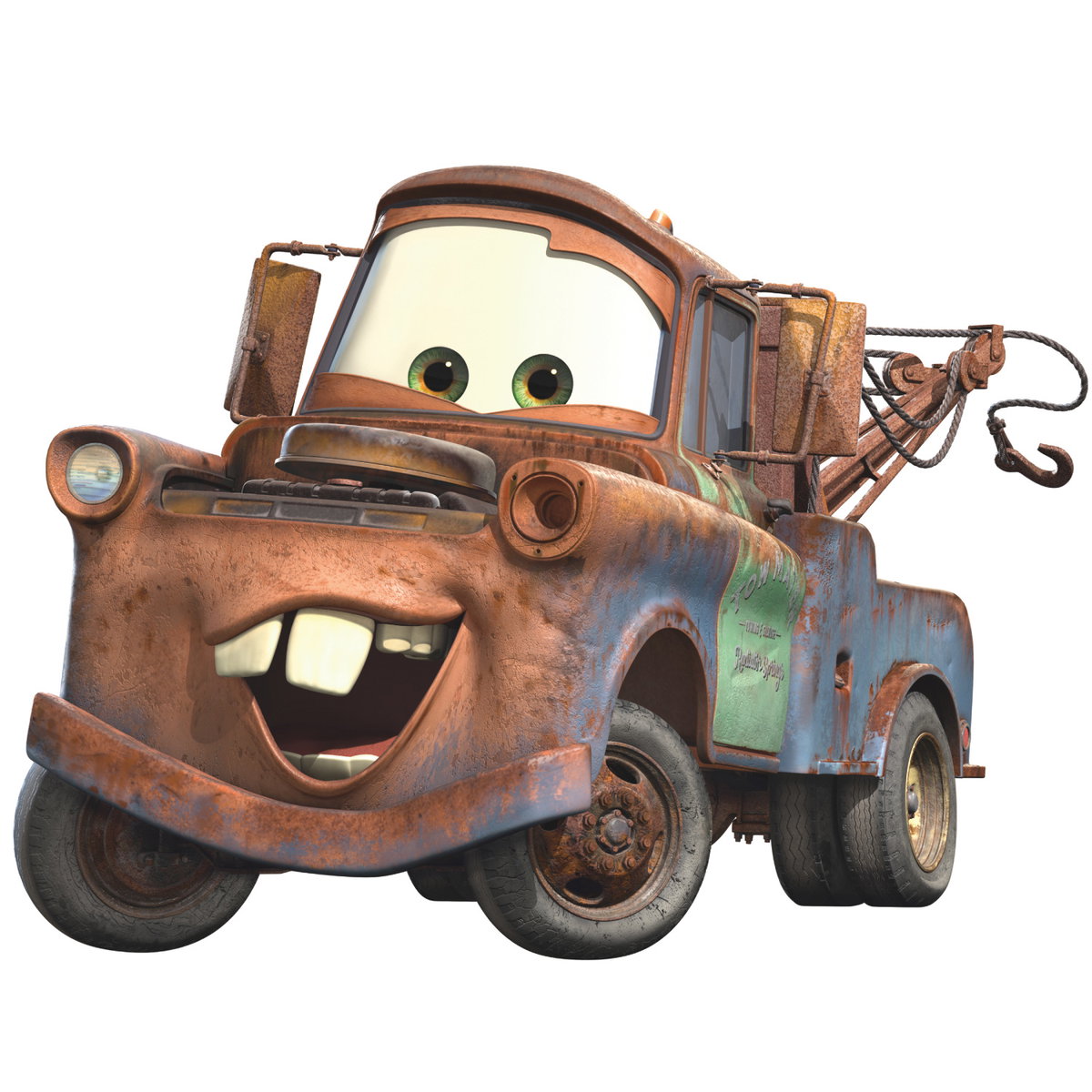 Cars - Mater Peel & Stick Giant Wall Decal, by York Wall, 3'3.6" length x 1'6" width x 0.02" depth