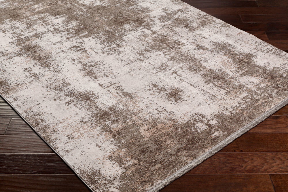 Eclipse Machine Woven Rug, by Surya, 1'3.75" length x 1'3.75" width