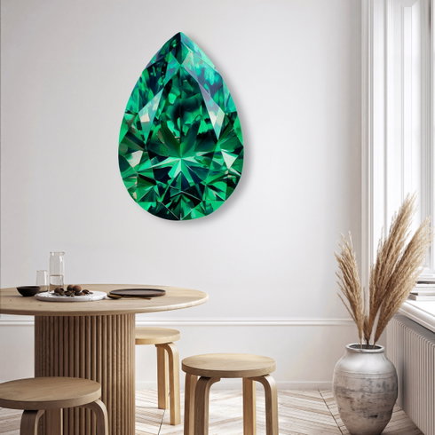Deep Green Pear (No Embellishment)