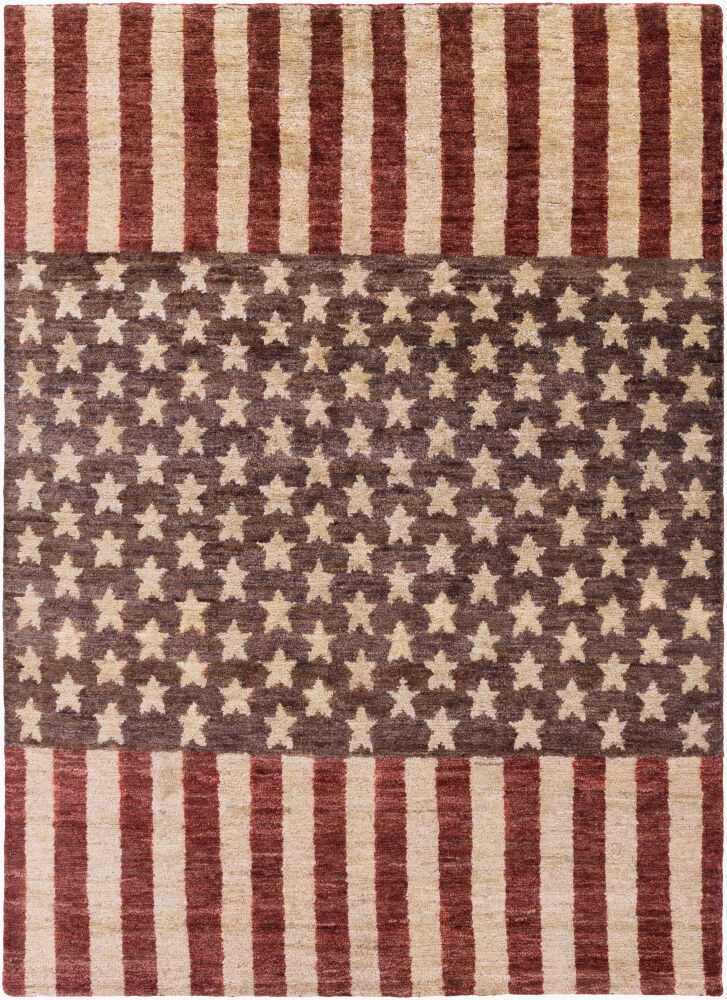 Scarborough Handmade Rug, by Surya, 1'6" length x 1'6" width