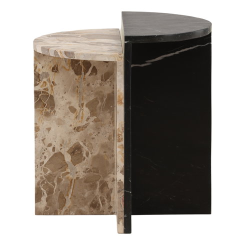 Harrington Nesting Table Set of 2 Black Cream