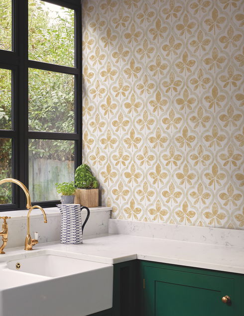 Sevilla Ochre Wallpaper