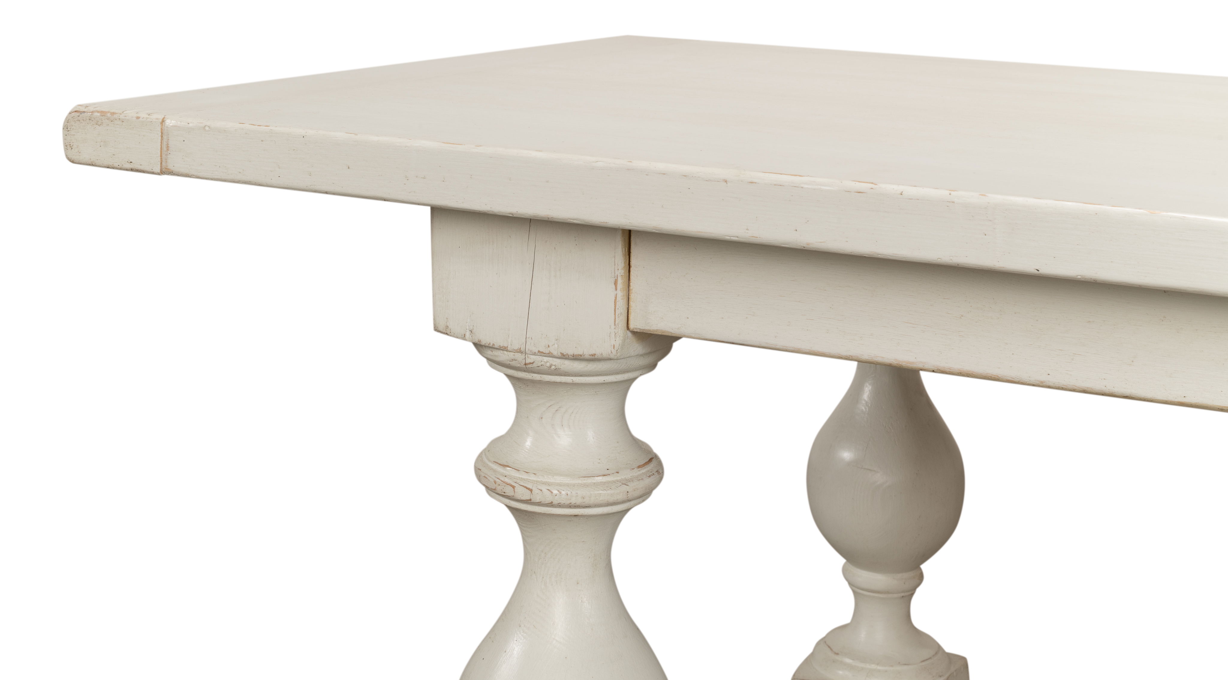 Owen Dining Table, Antique White large image 