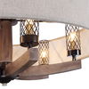 Woodall 6 Light Drum Chandelier 6 Woodall 6 Light Drum Chandelier thumbnail 6