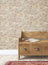 Field Stone Grasscloth Tan & Grey Wallpaper, by York Wall, 33' length x 1'9" width x 0.02" depth thumbnail 3