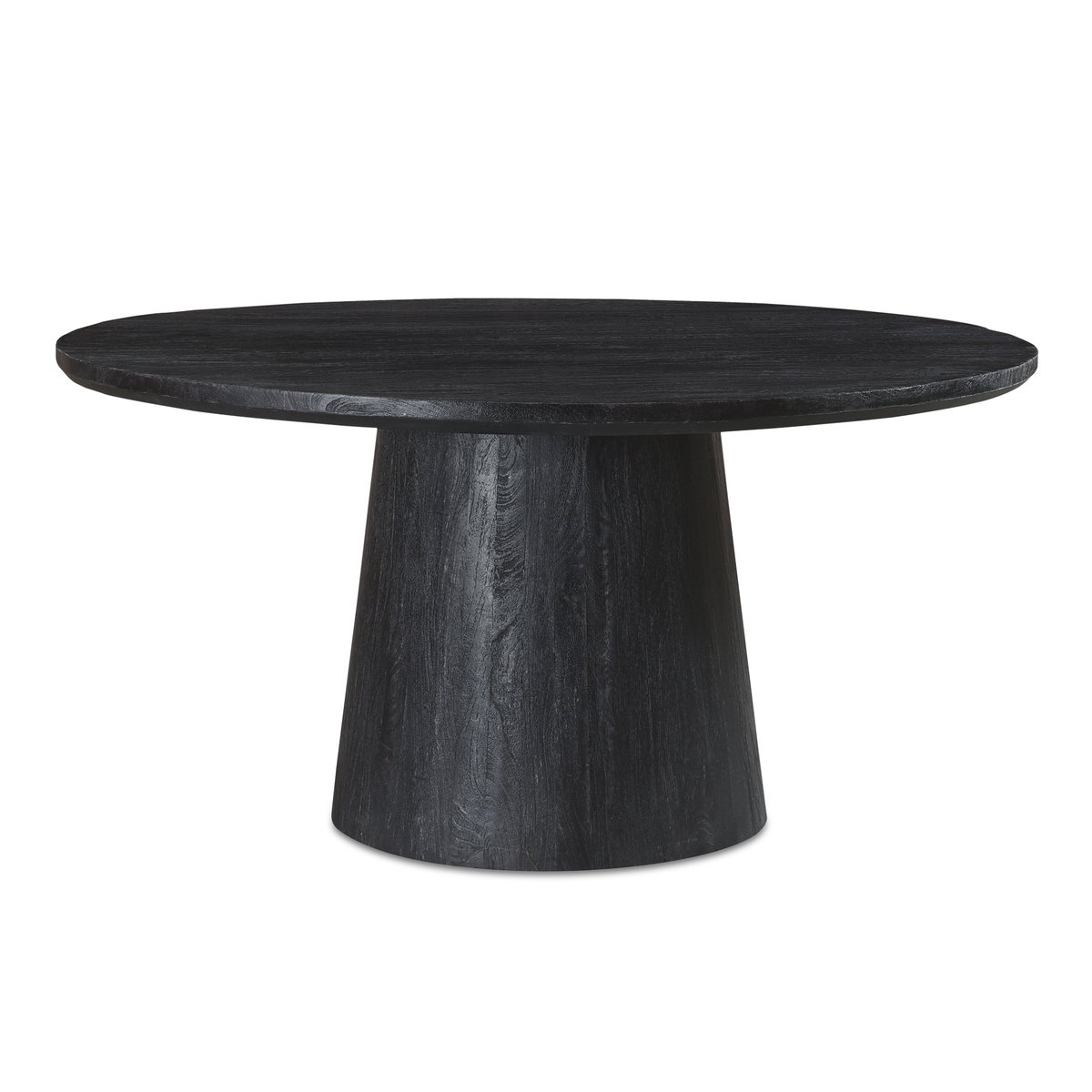 Cember Dining Table Black, by Moe's Home, 60" width x 30" height x 60" depth View 1