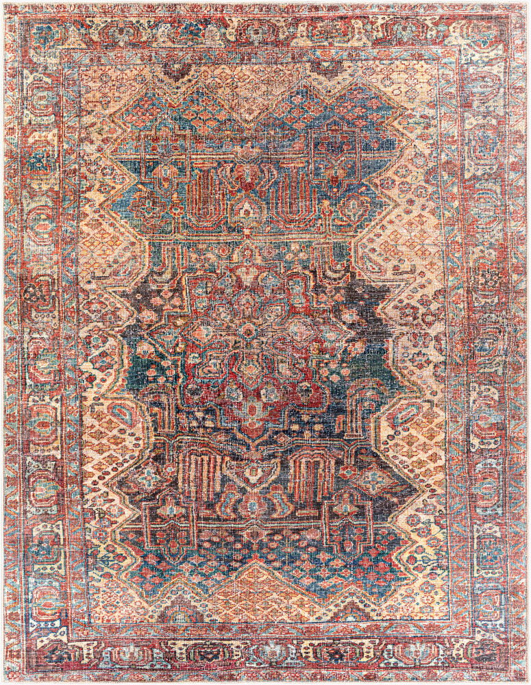 Amelie Machine Woven Rug, by Surya, 1'3.75" length x 1'3.75" width