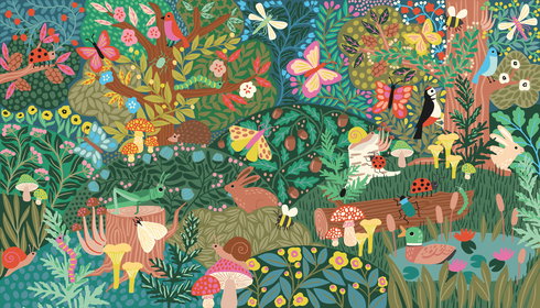 Woodland Wonderland Peel & Stick Wall Mural