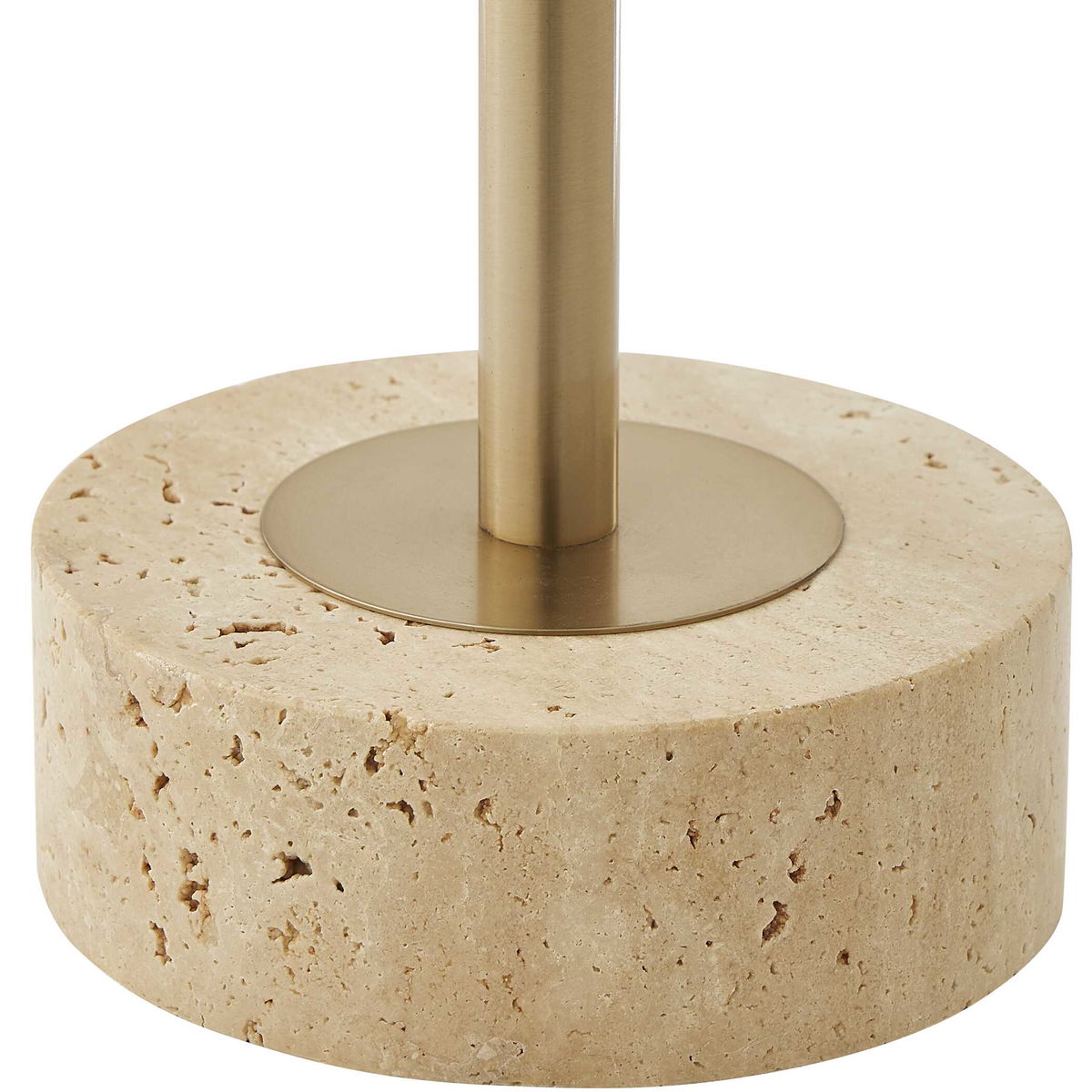 Dunham Brass Buffet Lamp, Table Lamp by Uttermost, 11.75" width x 28.25" height x 11.75" depth View 6
