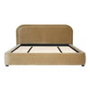 Agi Bed King Camel, by Dovetail, 88.75" width x 43" height x 89" depth thumbnail 2