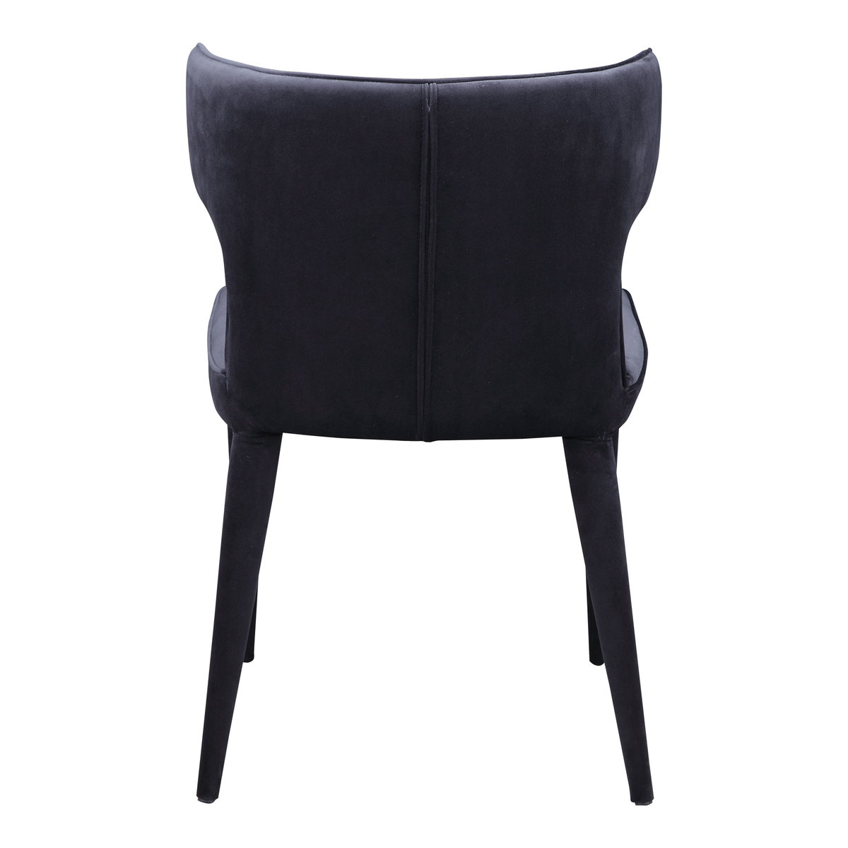 Jennaya Dining Chair Black, by Moe's Home, 20" width x 31" height x 19" depth View 3