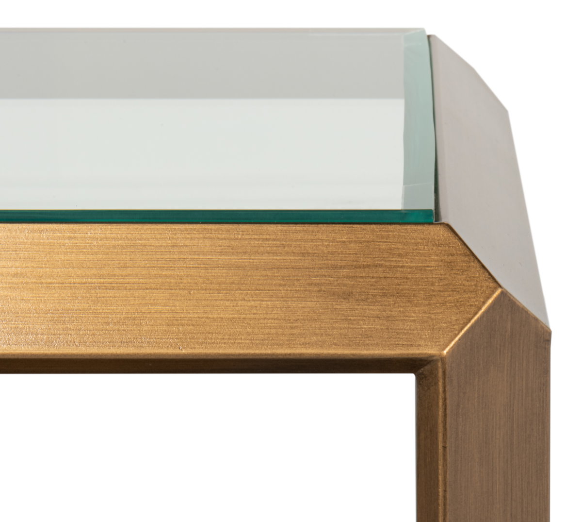 Gilbert Shagreen Side Table  Tawny Brown, by Sarreid, 1'6" length x 1'6" width x 2' height View 9