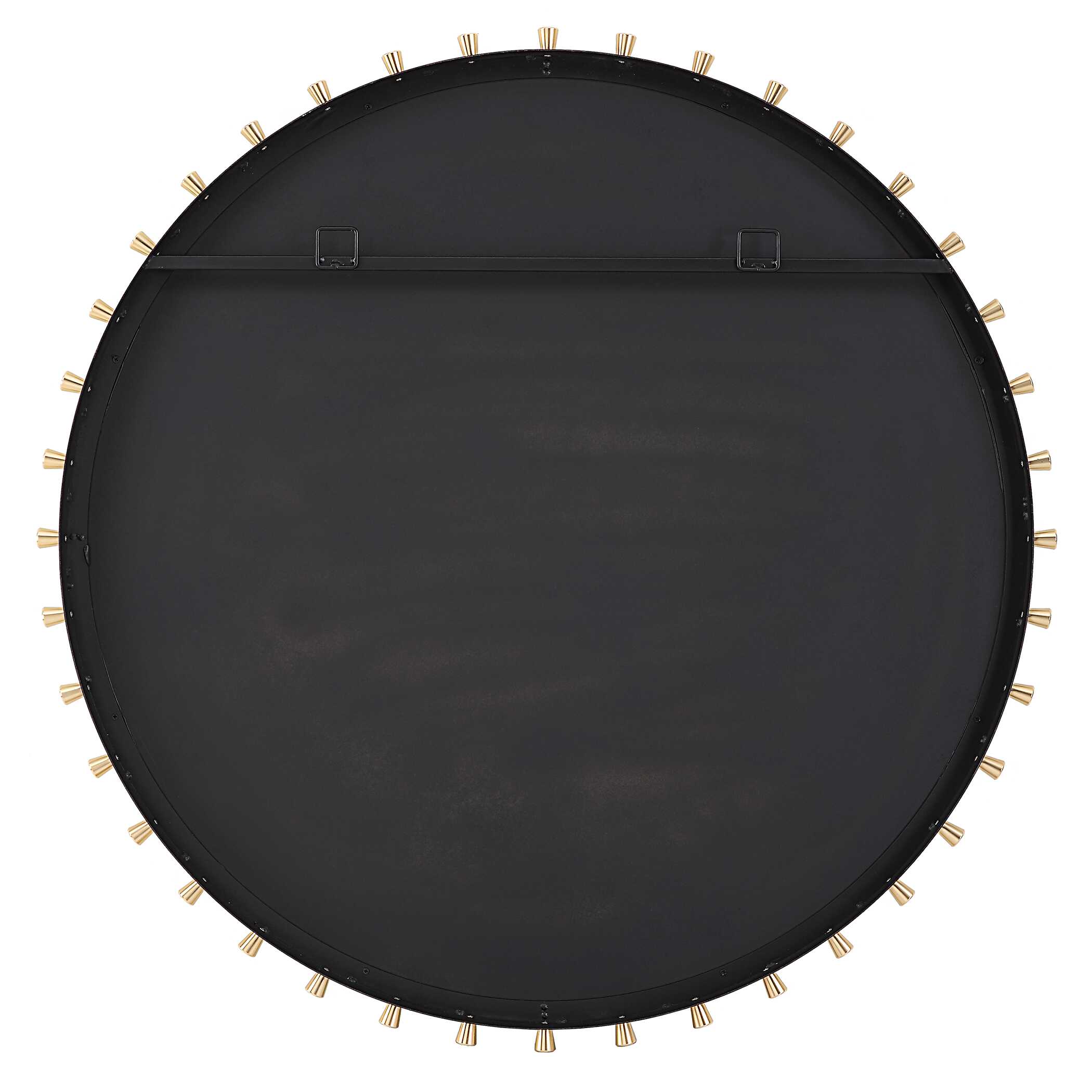 Cosmopolitan Round Mirror, by Uttermost, 37.37" width x 37.37" height x 1.75" depth View 7
