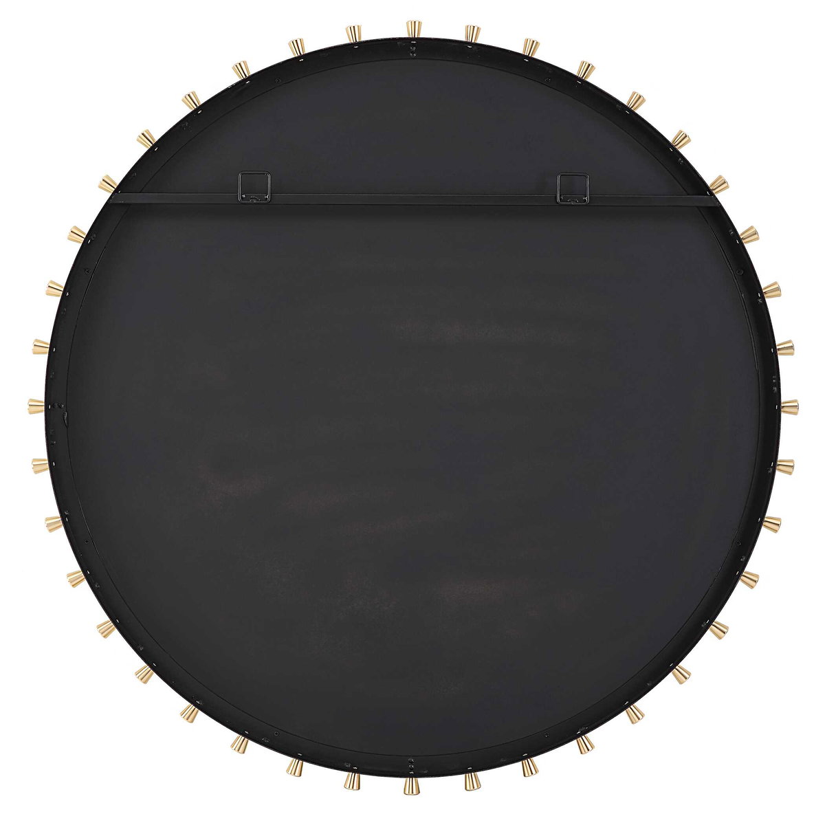 Cosmopolitan Round Mirror, by Uttermost, 37.37" width x 37.37" height x 1.75" depth View 7