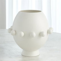 Online Designer Dining Room Spheres Collection VaseIvory