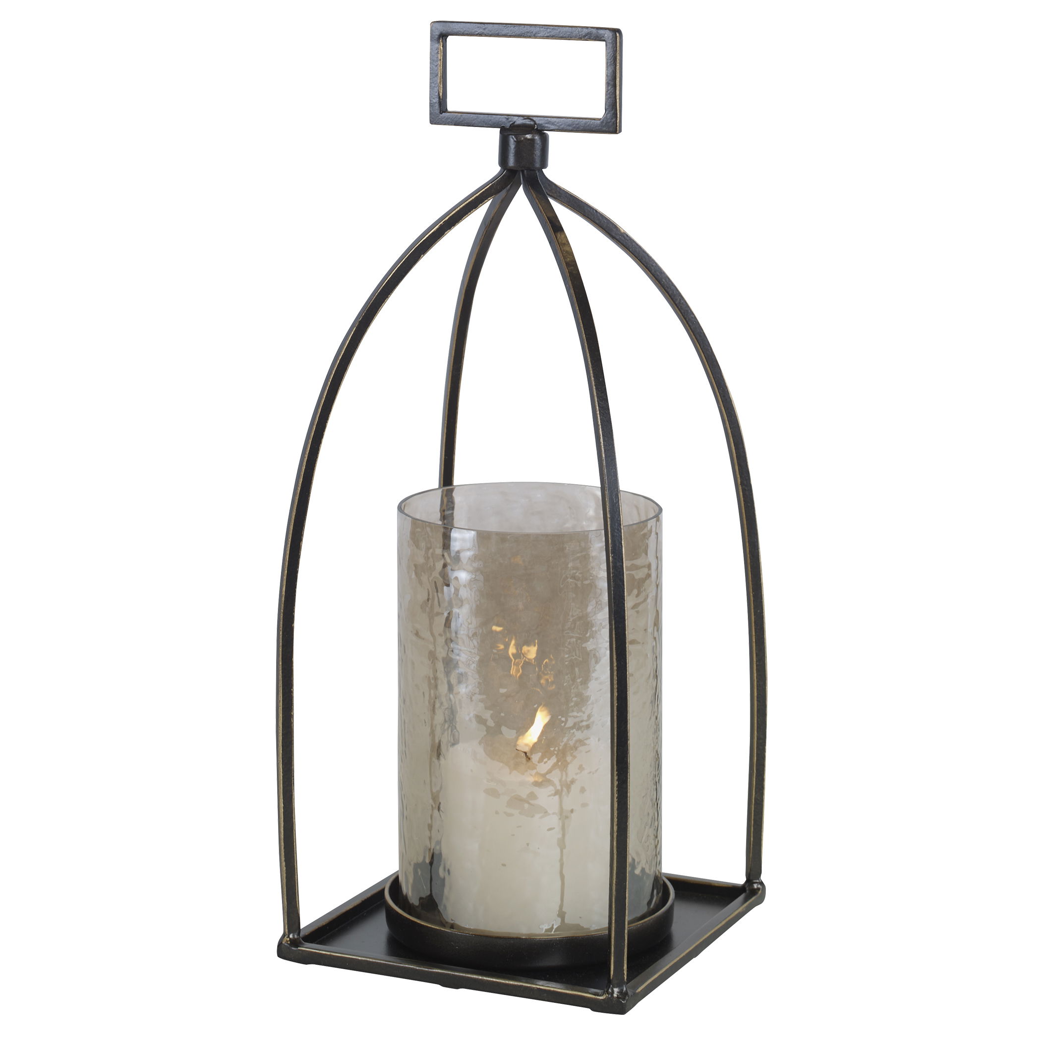 Riad Bronze Lantern Candleholder large image 