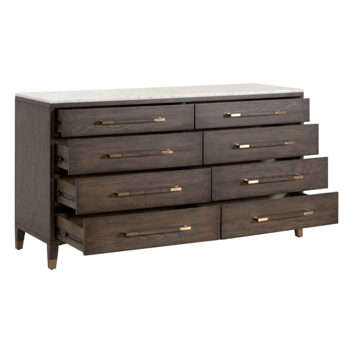Cambria 8-Drawer Double Dresser, by Essentials for Living, 65" width x 36.25" height x 20" depth View 4