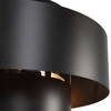Youngstown Dark Bronze 4 Light Pendant, by Uttermost, 20" width x 14.5" height x 20" diameter x 20" depth thumbnail 6