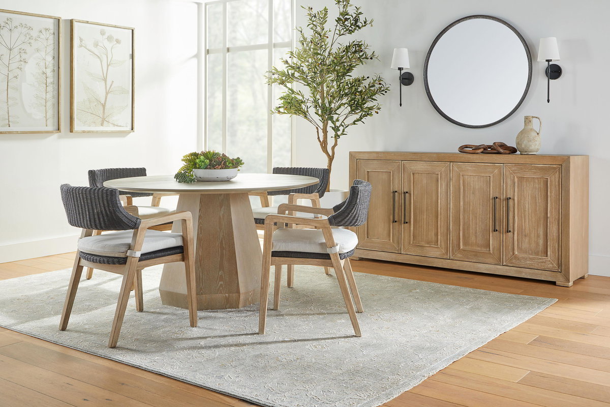 Coulter 54' Round Dining Table, by Essentials for Living, 54" width x 30" height x 54" depth View 7