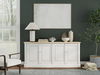 Antique Whitewash Sideboard  4 Door thumbnail 11