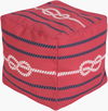 Rain Pouf, Ottoman by Surya, 18" width x 18" height thumbnail