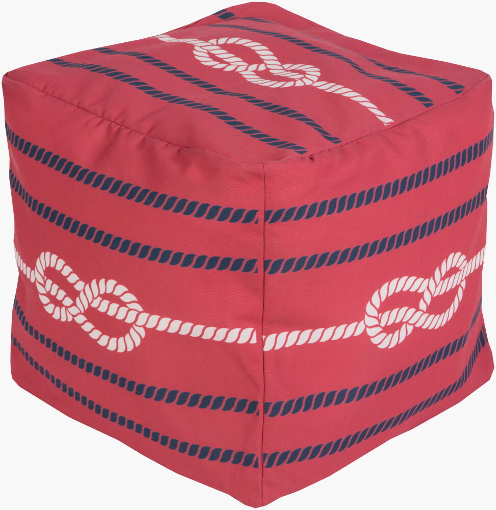 Rain Pouf, Ottoman by Surya, 18" width x 18" height