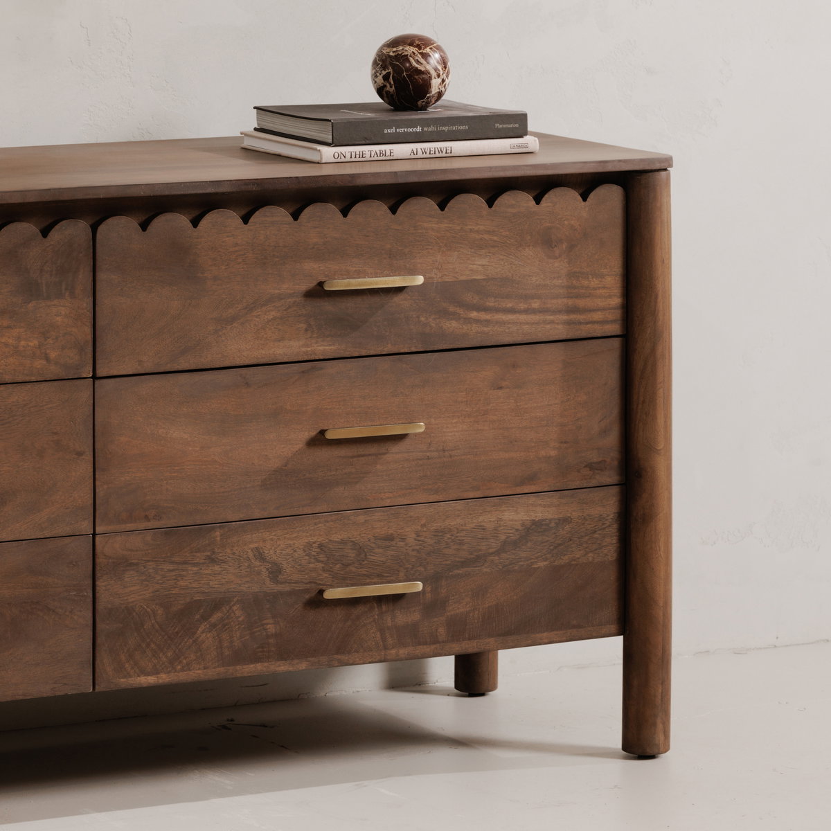 Wiley Dresser Vintage Brown, by Moe's Home, 63" width x 30" height x 19" depth View 13
