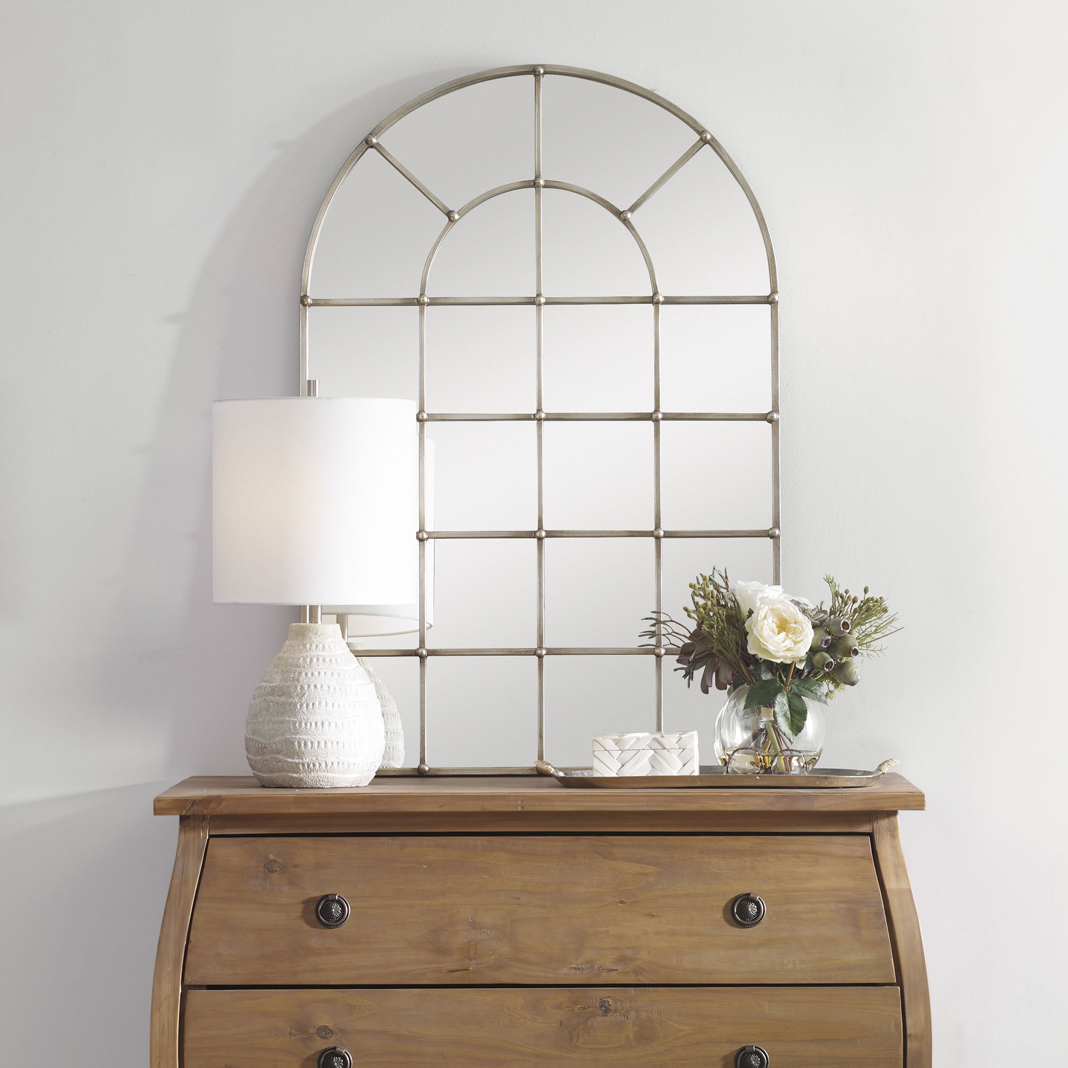 Barwell Arch Window Mirror large image 