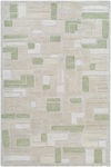 Brook Handmade Rug, by Surya, 1'6" length x 1'6" width thumbnail