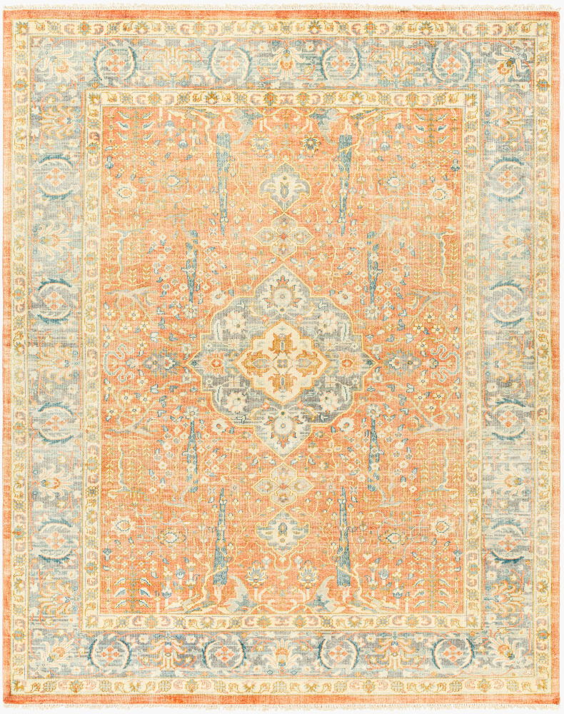 Hamadan Handmade Rug, by Surya, 9' length x 6' width