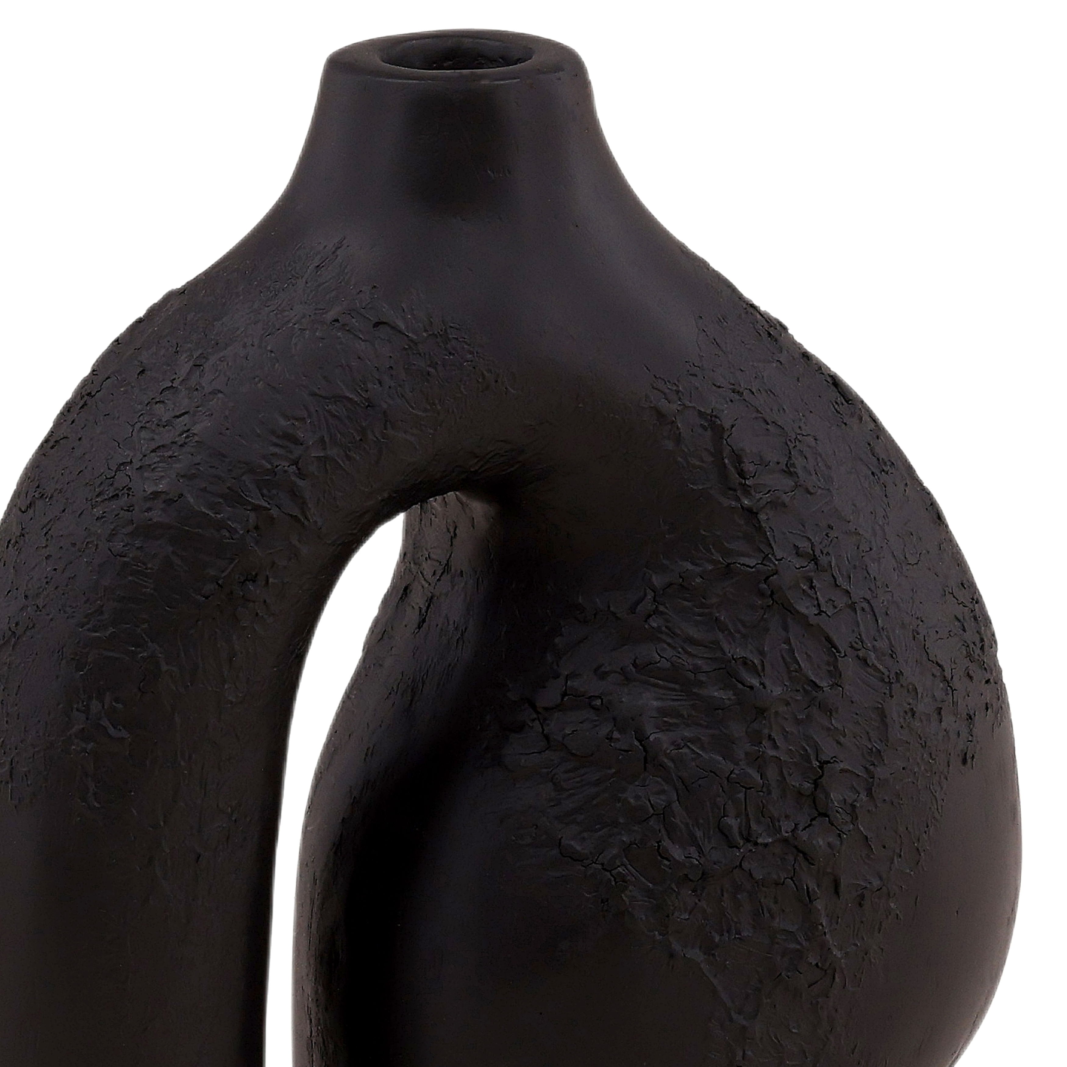 Ignazio Candle Holder Black large image 