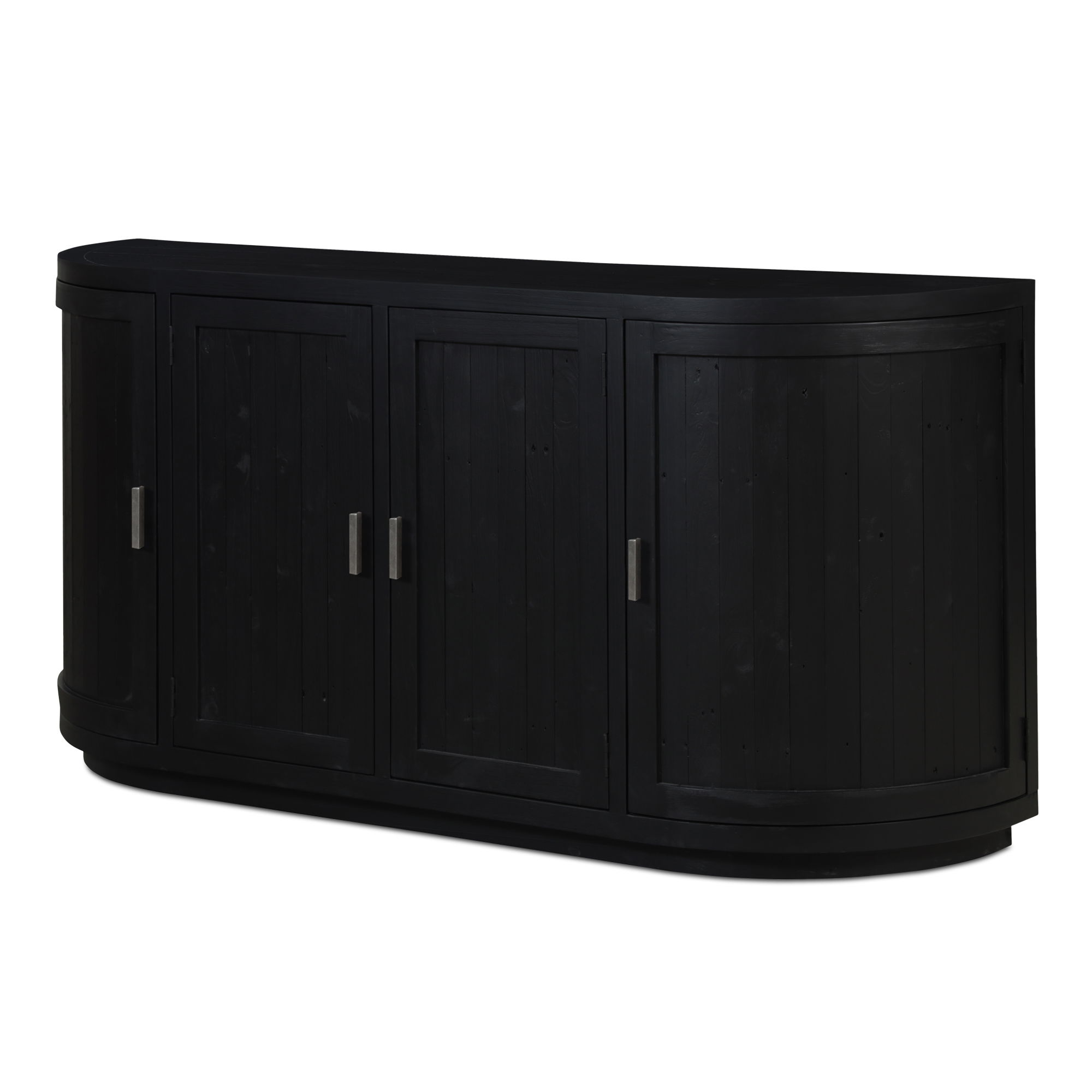 Nicola Sideboard Black, Cabinets & Sideboard by Moe's Home, 71" width x 35" height x 17.7" depth View 3