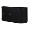 Nicola Sideboard Black, Cabinets & Sideboard by Moe's Home, 71" width x 35" height x 17.7" depth thumbnail 3