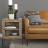 Lake Como 85.8W Tan Leather Three Seater Sofa, Sofas & Sectional by Mercana, 85.83" length x 36.61" width x 32.28" height thumbnail 4