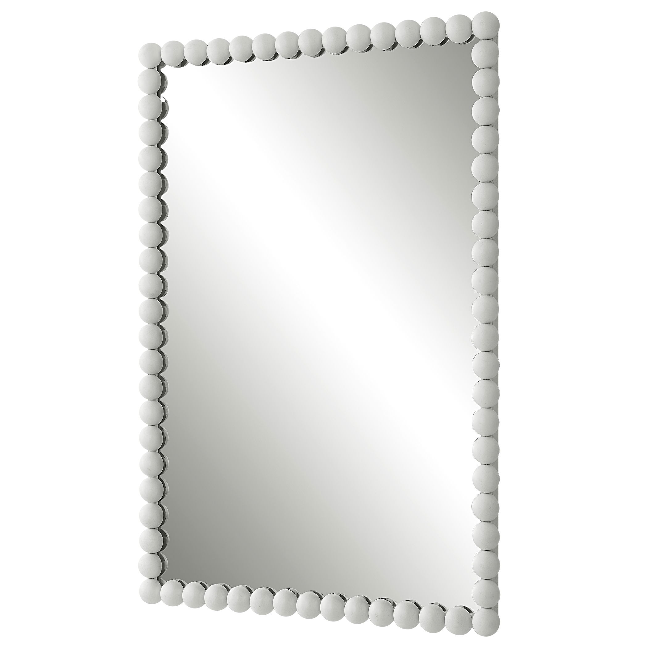 Serna White Vanity Mirror large image 