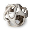 Ramus I (Small) 5L x 5W Brown Antler Shaped Decorative Resin Orb Ball, Decorative Object by Mercana, 4.8" length x 4.8" width x 4.8" height thumbnail 1