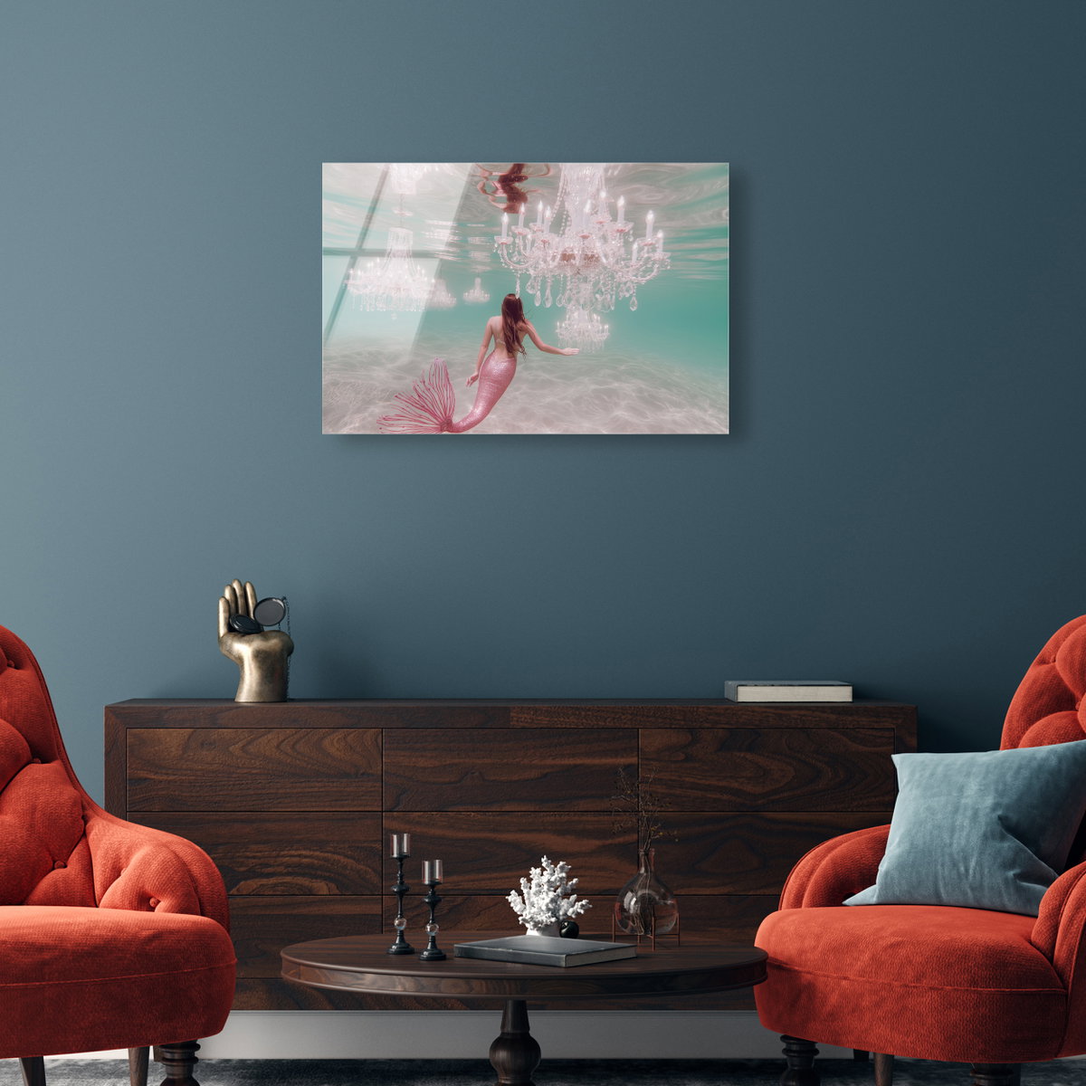 Lost City of Mermaids II (No Embellishment), Art by Oliver Gal,  36x24 View 3