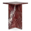 Blair Accent Table Rosso Levanto Marble thumbnail 2