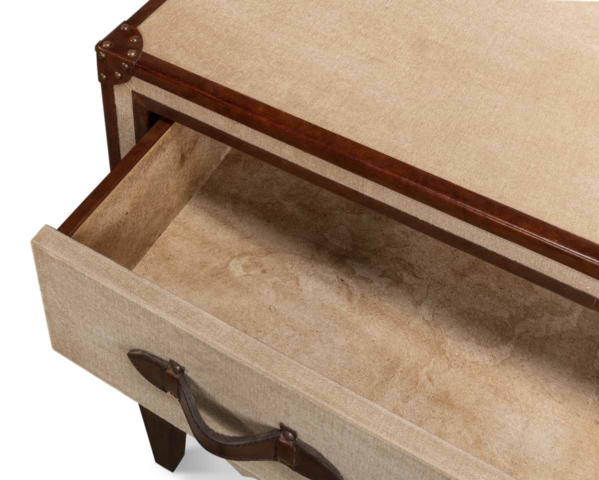 French Art Deco Commode, by Sarreid, 1'4" length x 3' width x 2'8" height View 6