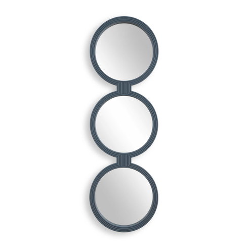 Going In Circles Blue Gray Mirror