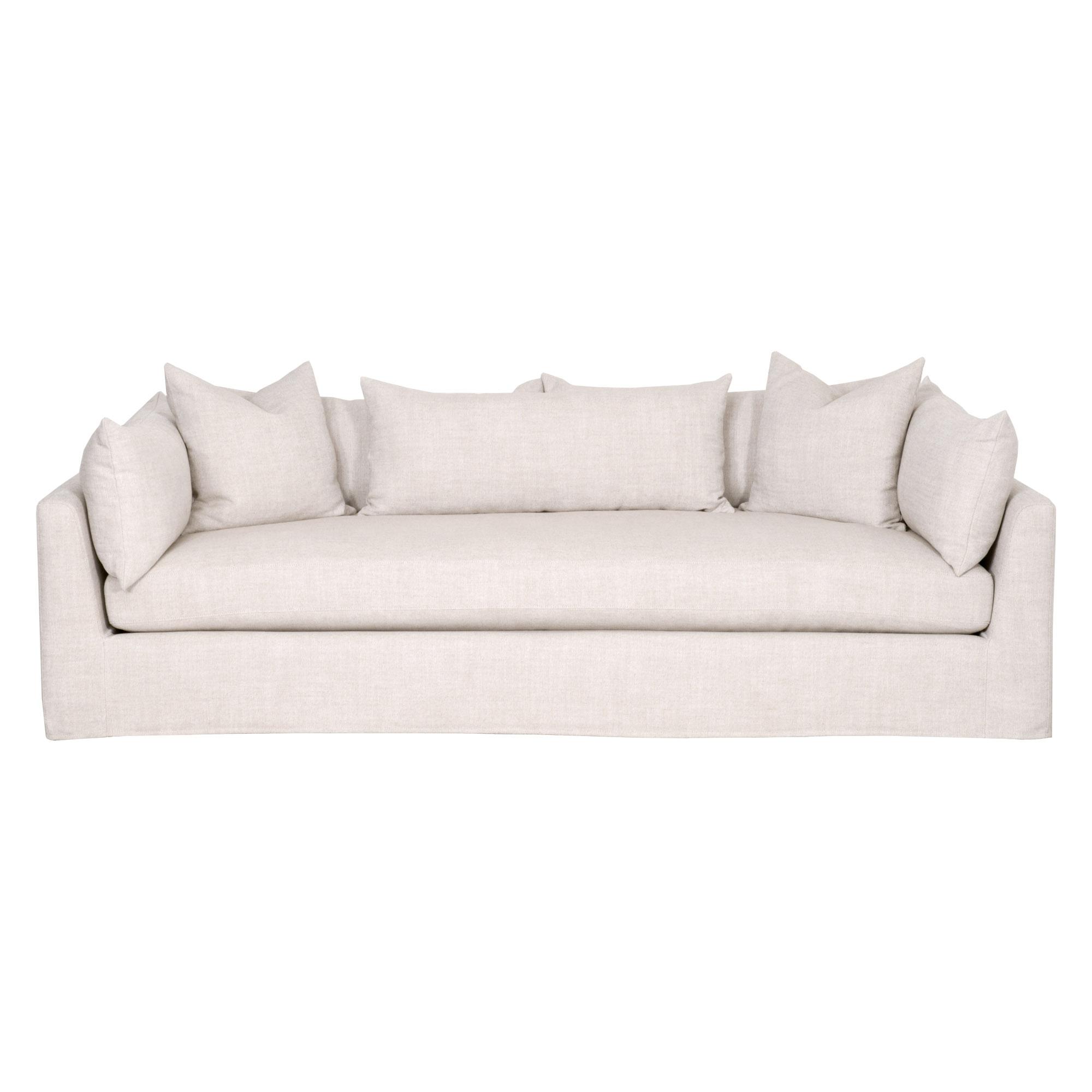 Haven 96' Lounge Slipcover Sofa large image 