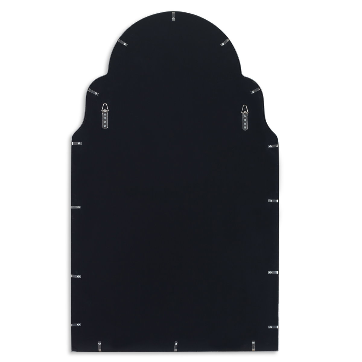 Brayden Nickel Arch Mirror, by Uttermost, 2'1.5" width x 3'6.6" height x 1" depth View 8