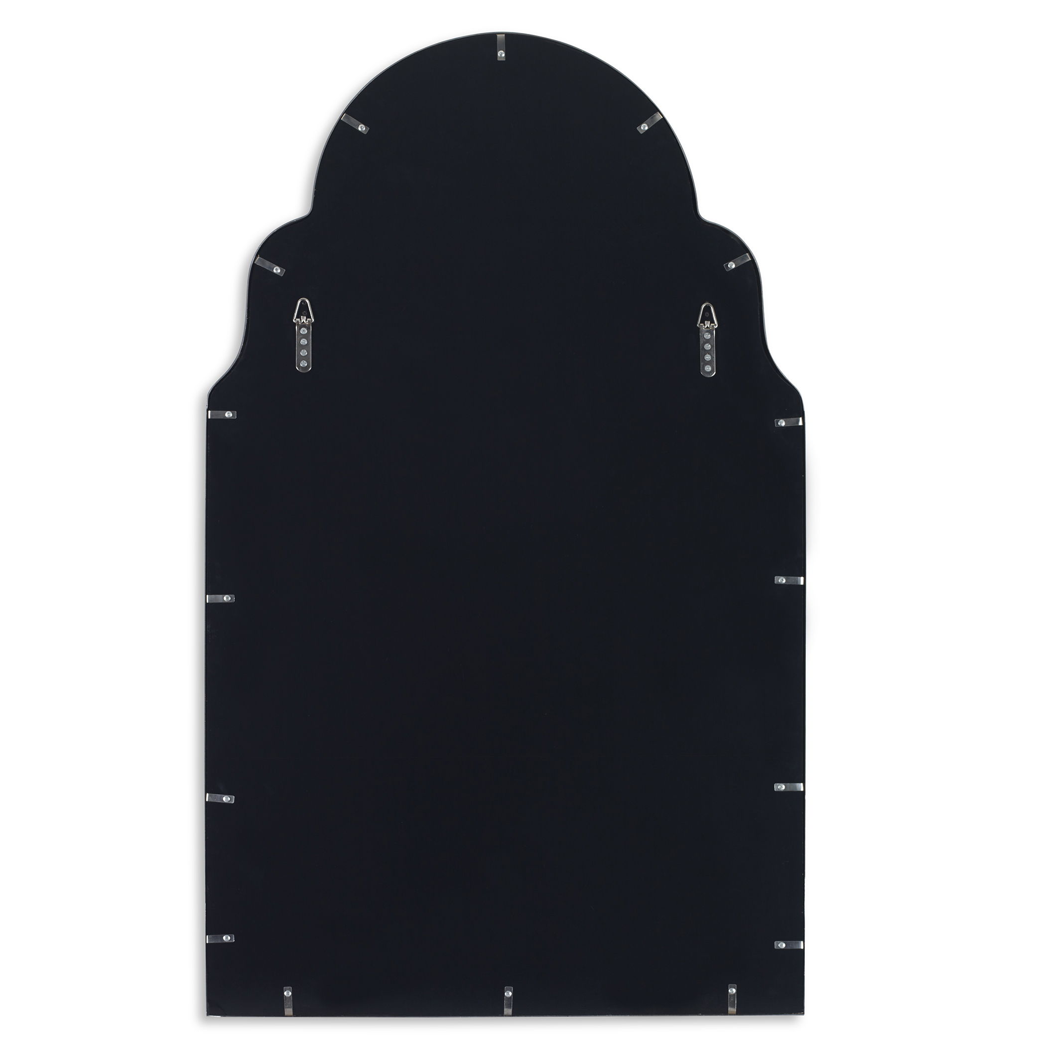 Brayden Nickel Arch Mirror large image 