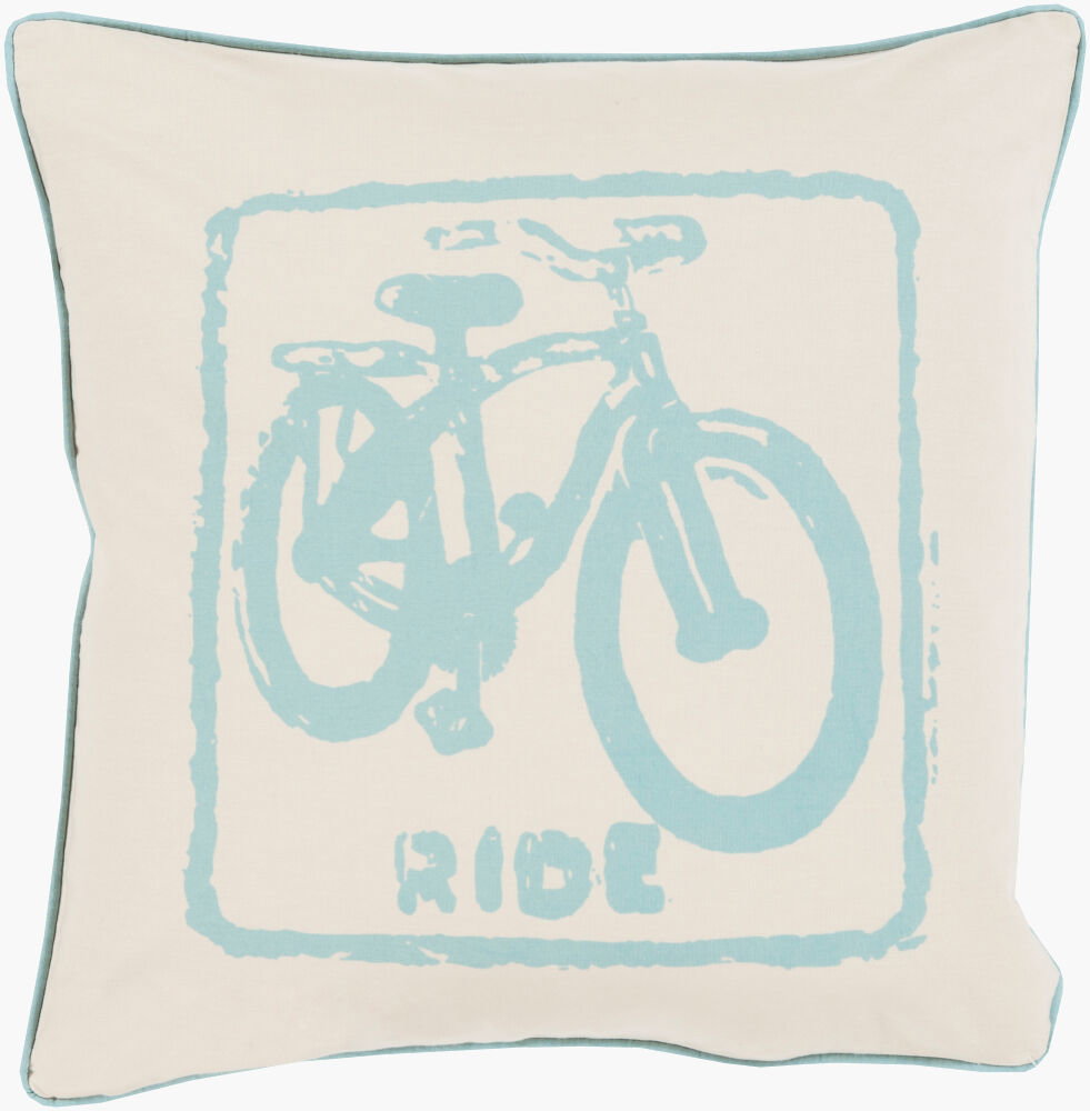 Big Kid Blocks Accent Pillow, Decorative Pillow by Surya, 18" length x 18" width