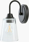Yueva Wall Sconce, by Surya, 7" length x 5" width x 9" height thumbnail